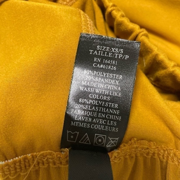 𝅺just COZY LEGGINGS - GOLD COLOUR - Size XS/S - Picture 3 of 3